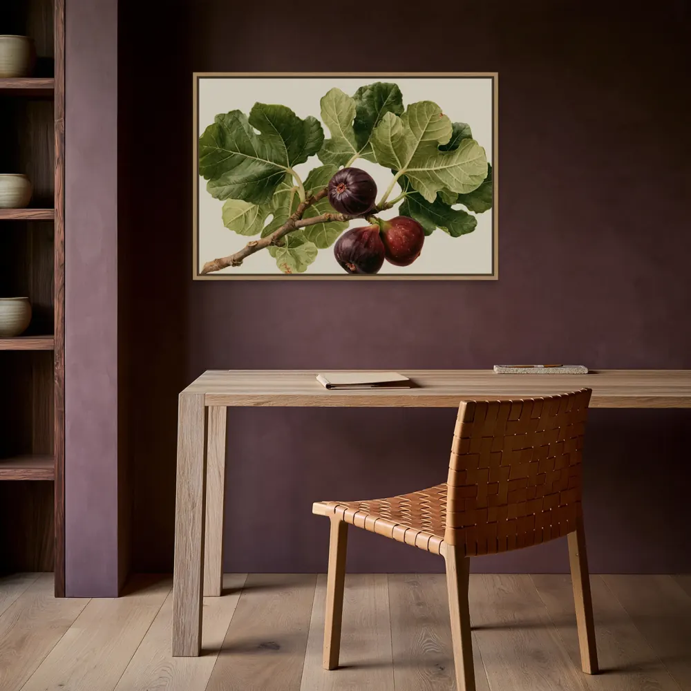 Aubergine writing alcove