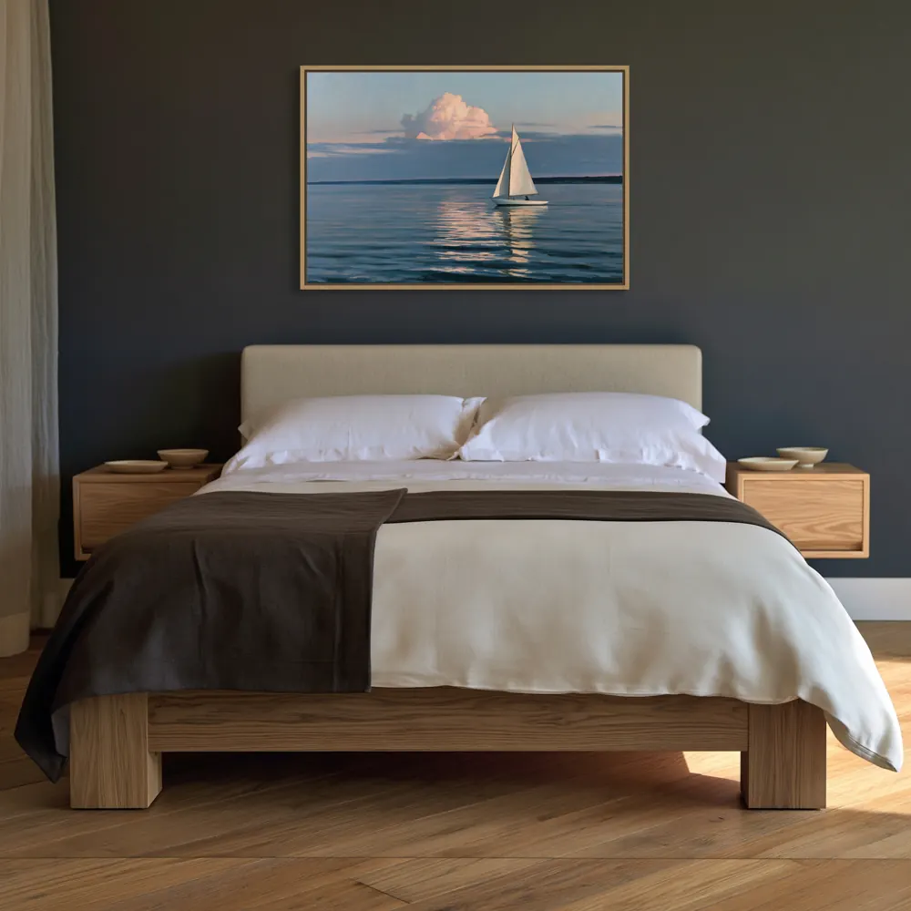 Charcoal wool bedroom