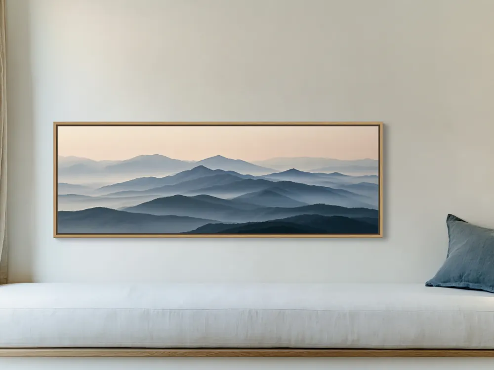 Coastal linen panorama
