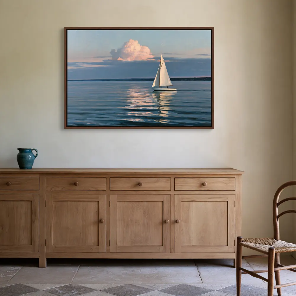 Cream country kitchen dresser