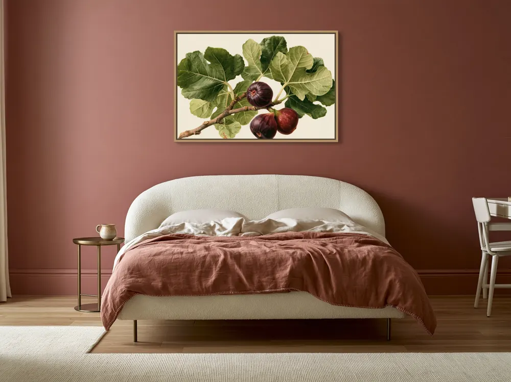 Dusty-rose teen bedroom