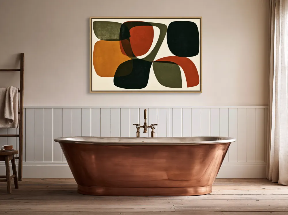 Farmhouse copper bath