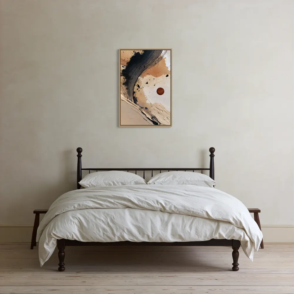 Farmhouse spindle bedroom