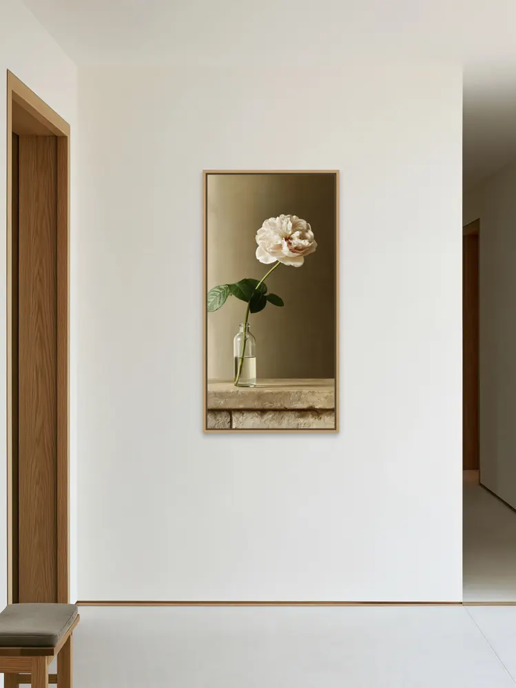 Ivory landing wall