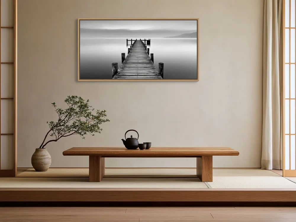 Japandi tea room