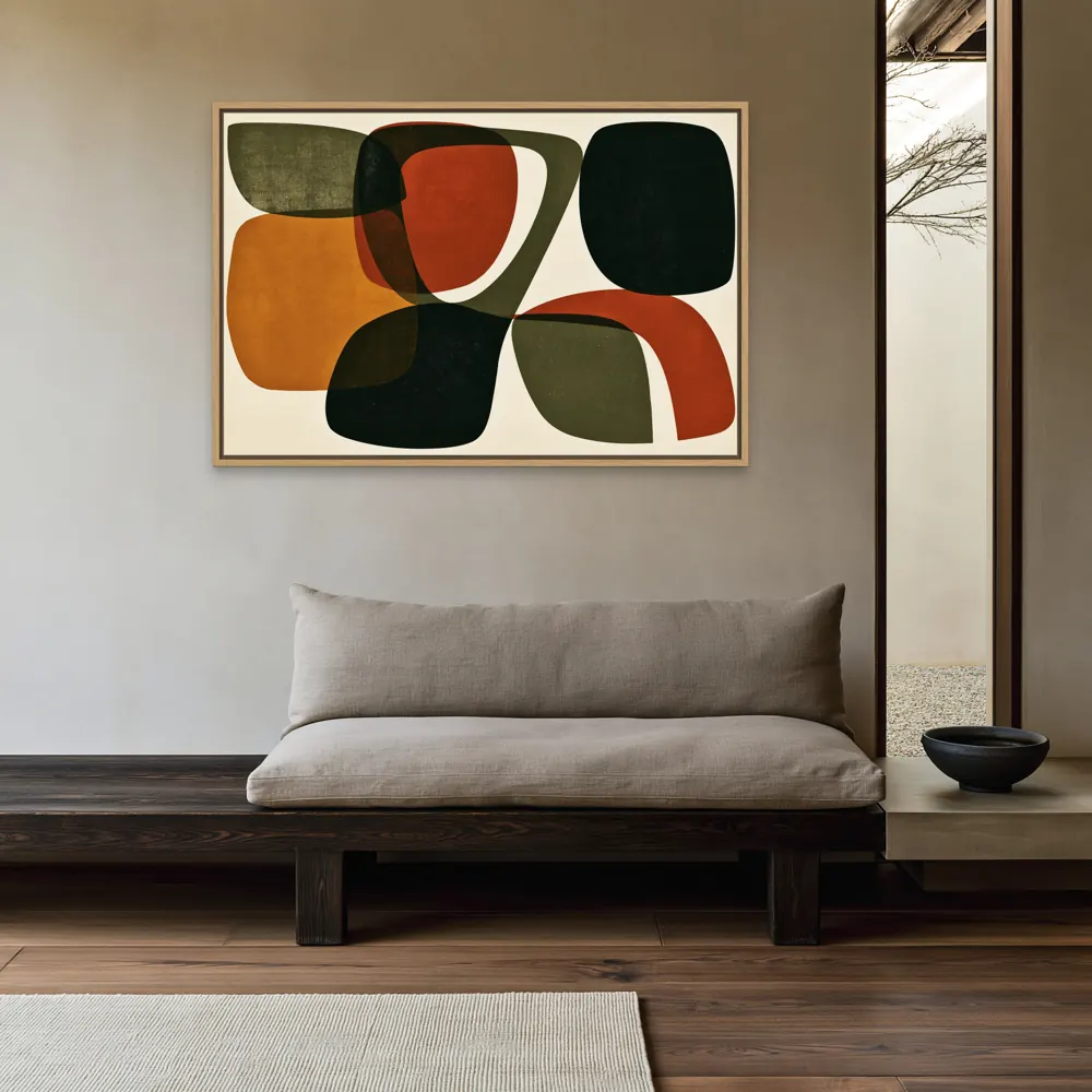 Japanese courtyard sitting room
