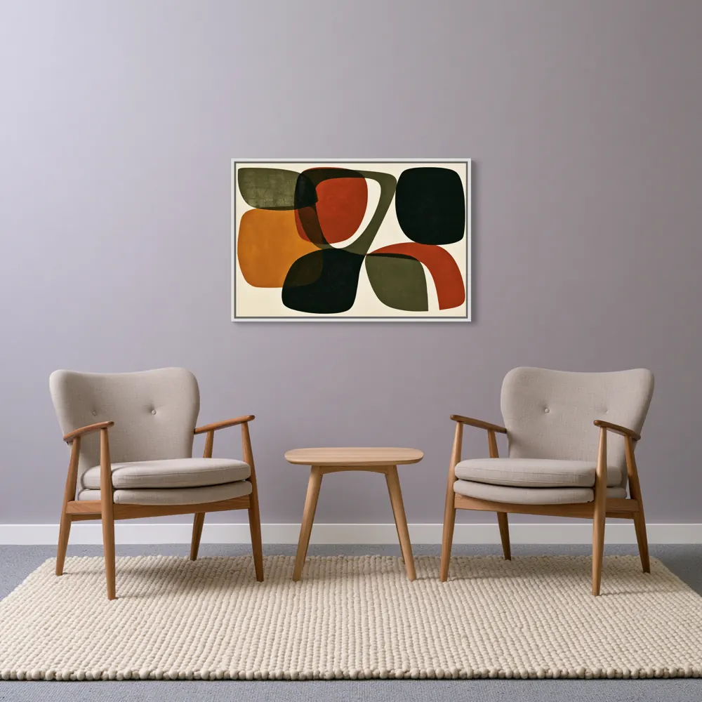 Lavender paired armchairs