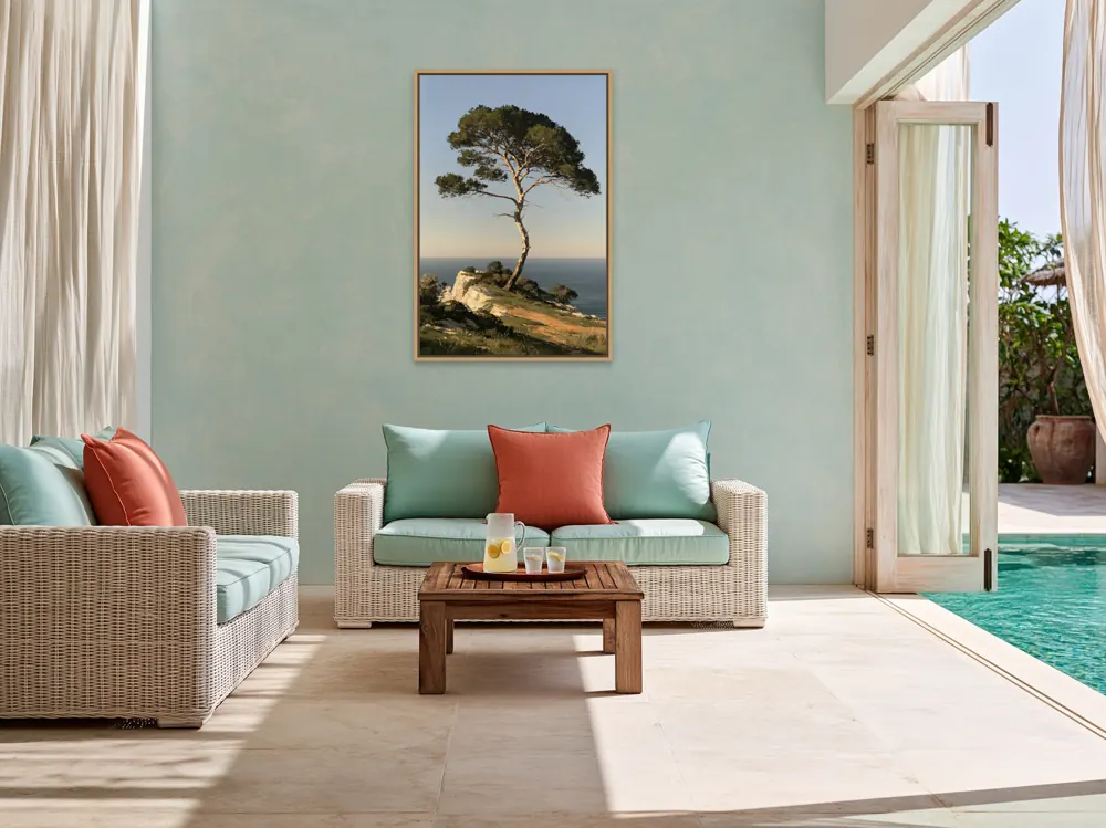 Pool house lounge