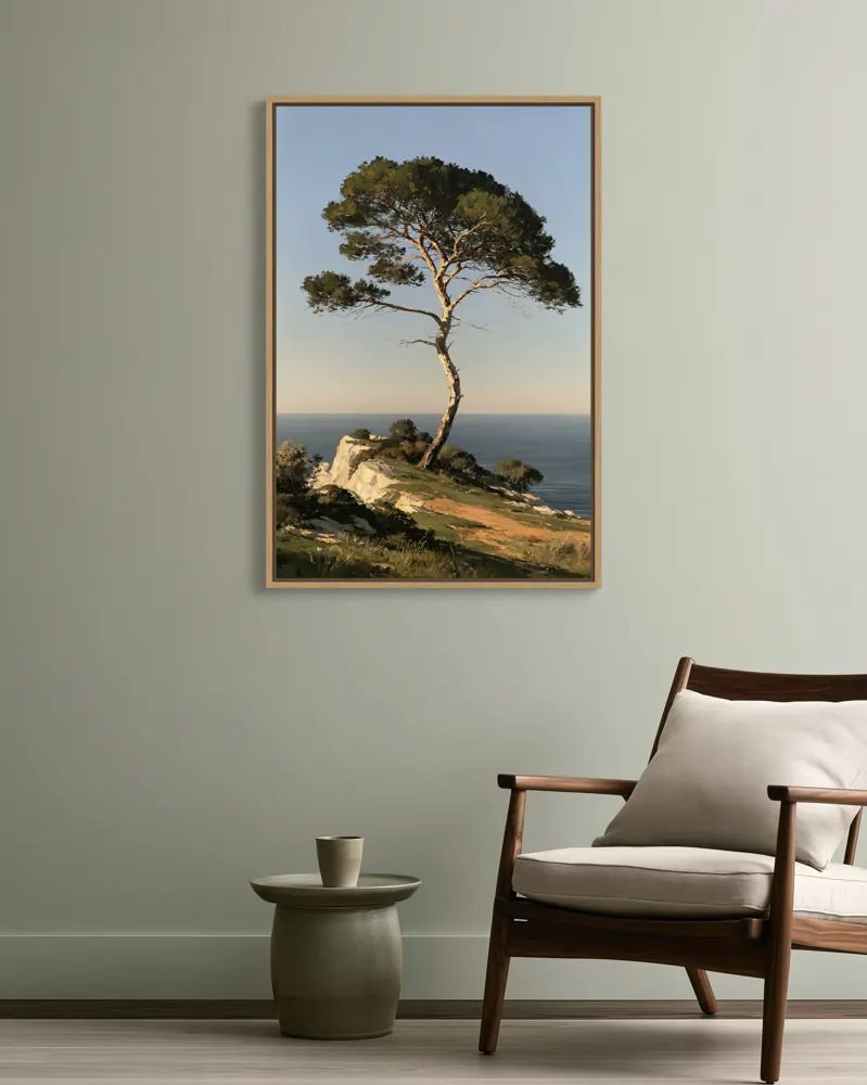 Sage reading nook