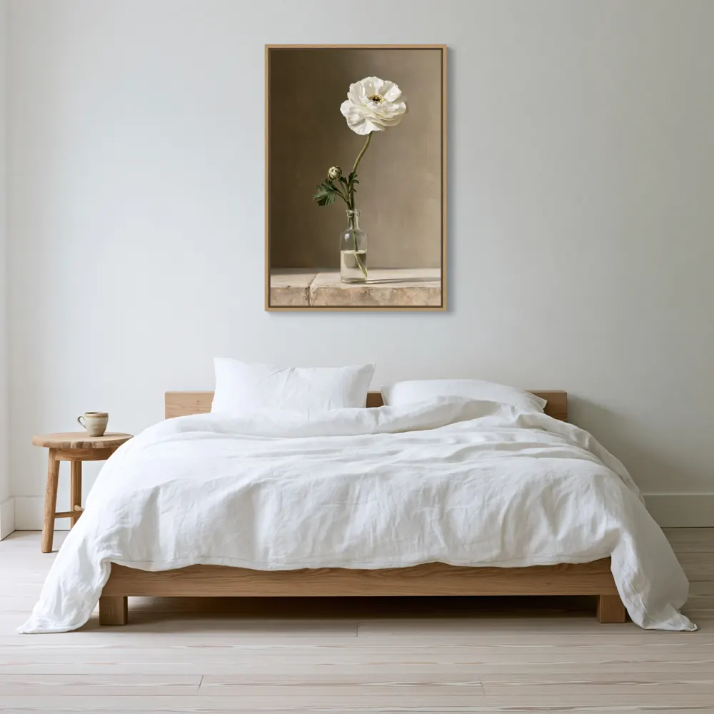 Scandinavian bed headboard
