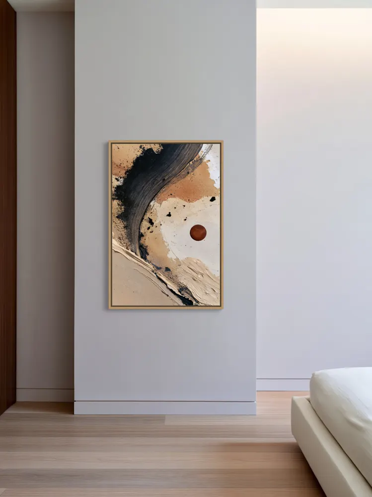 Urban bedroom vertical wall